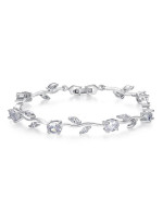 Jewels Galaxy Mesmerizing Crystal Leaf S...