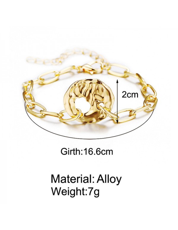 Jewels Galaxy Jewellery For Women Gold Plated Bracelet 49098