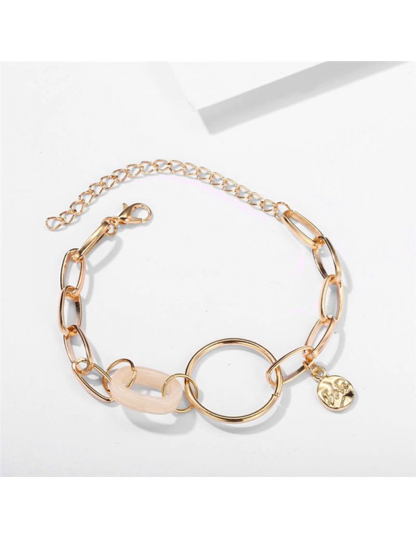 Jewels Galaxy Jewellery For Women Gold Plated Bracelet 49099