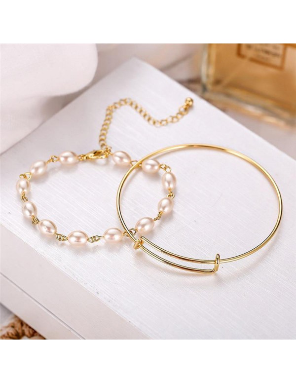 Jewels Galaxy Jewellery For Women Set of 2 Pearl a...