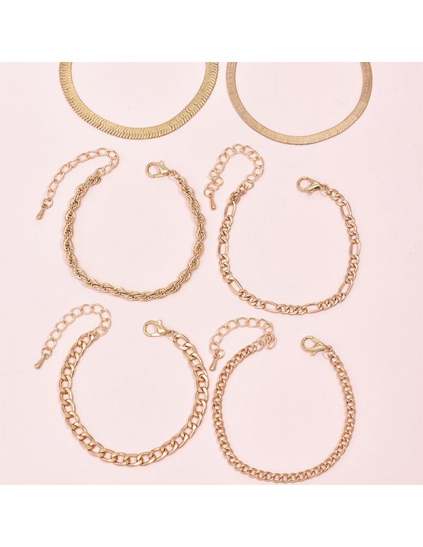Jewels Galaxy Jewellery For Women Set of 6 Wraparound Bracelets