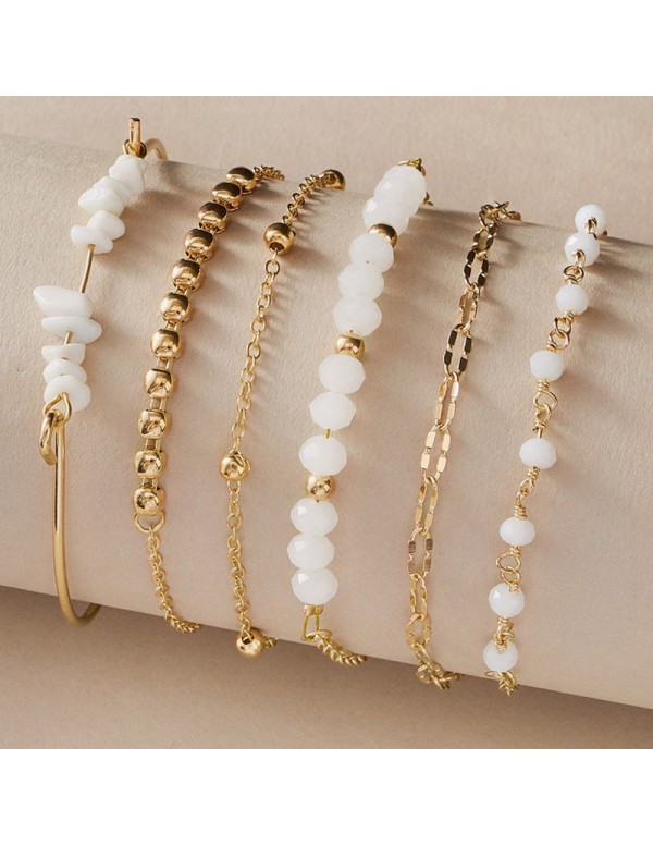 Jewels Galaxy Gold Plated Set of 6 Contemporary St...