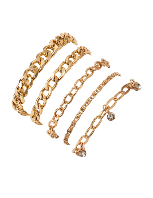 Jewels Galaxy Gold Plated & Gold Toned Set of ...