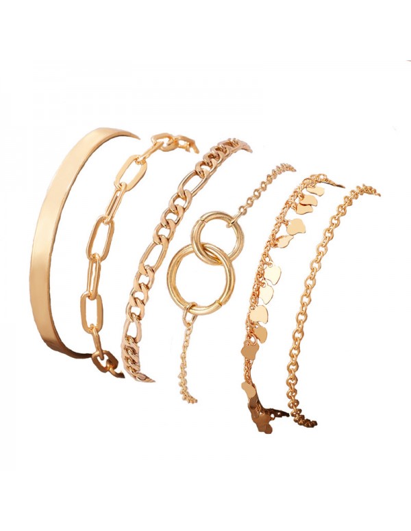 Jewels Galaxy Gold Toned Gold Plated Set of 6 Cont...