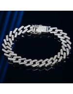 Jewels Galaxy Miami Link Silver Plated S...