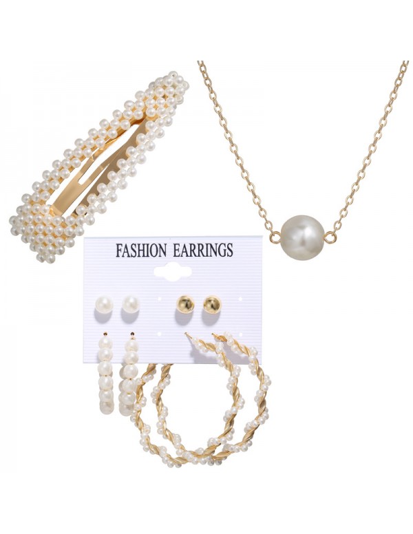 Jewels Galaxy Stunning Pearl Gold Plated Earrings ...