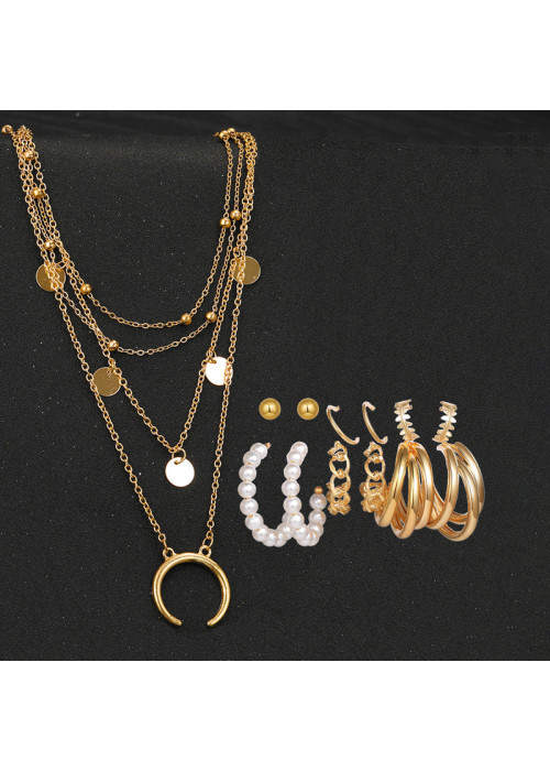 Jewels galaxy gold plated layered necklace discount