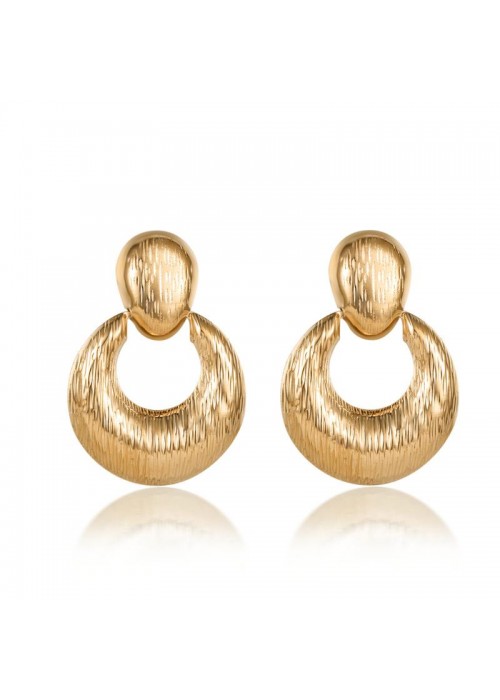 Jewels Galaxy Gold Toned-Gold Plated Drop Earrings 45016