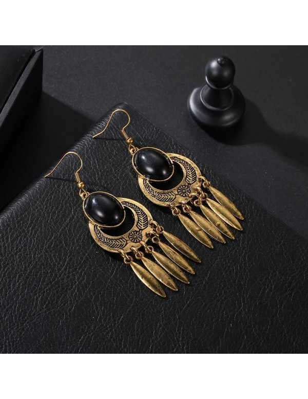 Jewels Galaxy Gold Toned-Gold Plated Drop Earrings 45027