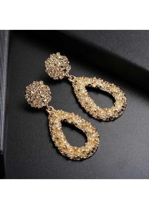 Jewels Galaxy Wonderful Handcrafted Plushy Teardrop Earrings For Women/Girls 45079