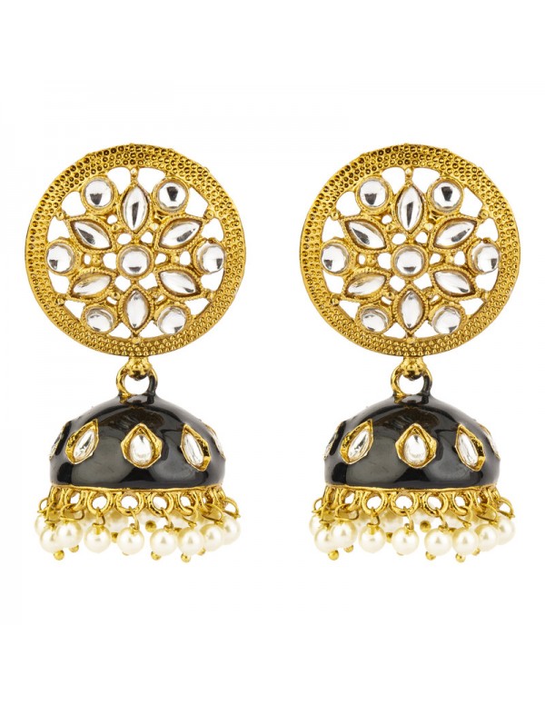 Jewels Galaxy Traditional Kundan & Pearl Gold ...