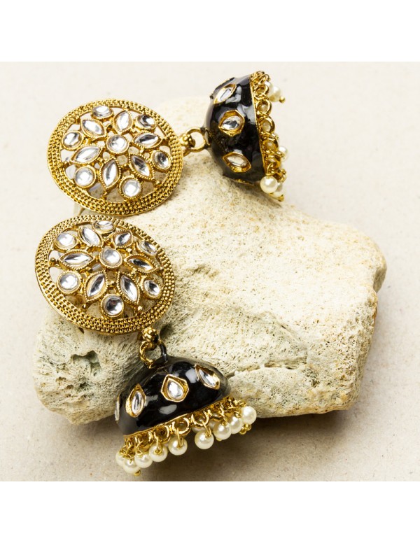 Jewels Galaxy Traditional Kundan & Pearl Gold ...
