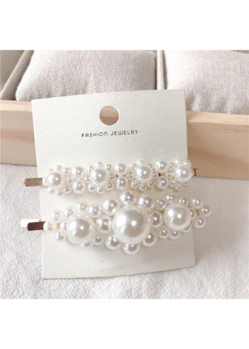 Jewels Galaxy Splendid Pearl Hairclip Jewellery For Women