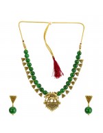 Jewels Galaxy Gold-Toned GP Green Pearl ...