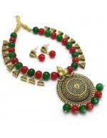Jewels Galaxy Gold-Toned GP Multi Pearl ...
