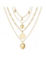 Jewels Galaxy Gracious Heart Design Gold...