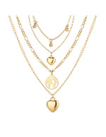 Jewels Galaxy Gracious Heart Design Gold...