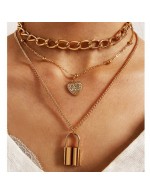 Jewels Galaxy Wonderful AD Heart Lock De...
