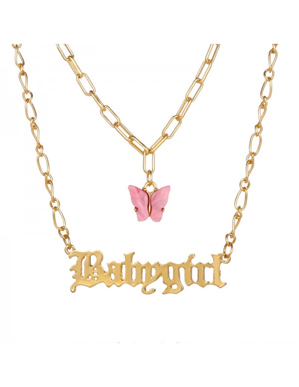 Jewels Galaxy Swanky Butterfly Babygirl Gold Plate...