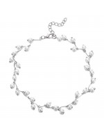 Jewels Galaxy Pearl Single Layer Silver ...