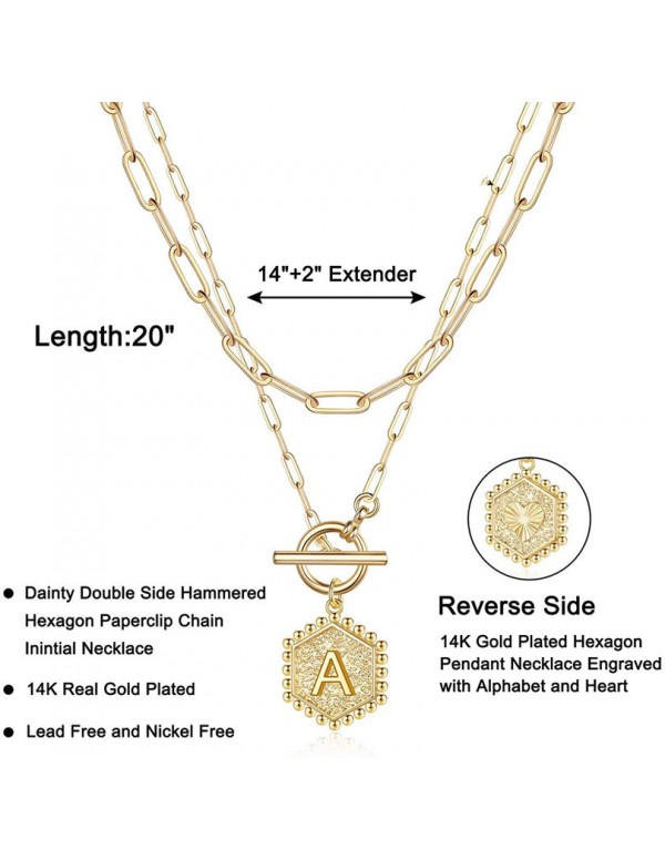 Jewels Galaxy Jewellery For Women Gold Plated Alph...