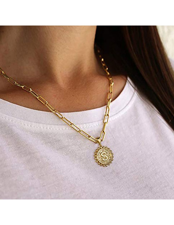 Jewels Galaxy Jewellery For Women Gold Plated Alphabetical "S" Layered Necklace
