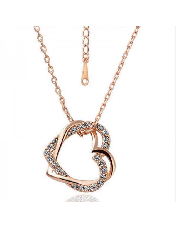 Jewels Galaxy Delicate American Diamond Heart Insp...