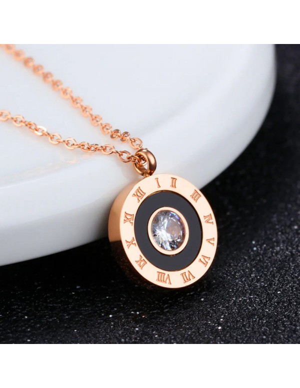 Jewels Galaxy Rose Gold Plated Stainless Steel Rom...