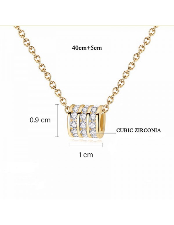 Jewels Galaxy Gold Plated Stainless Steel Anti Tar...