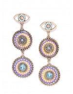 Purple & Yellow Antique Gold-Plated ...