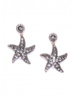 Copper-Plated Starfish-Shaped Stone-Stud...