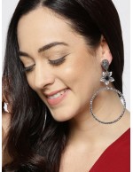 Silver-Plated Stone-Studded Handcrafted ...