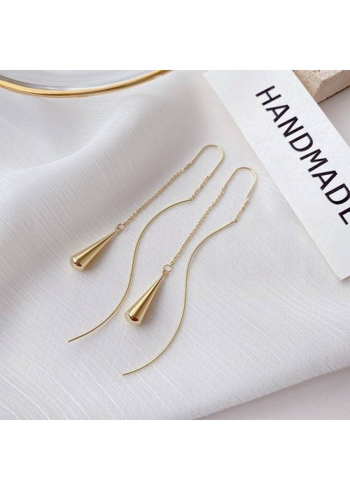 Jewels Galaxy Gold Plated Beautiful Korean Hanging Drops Drop Earrings