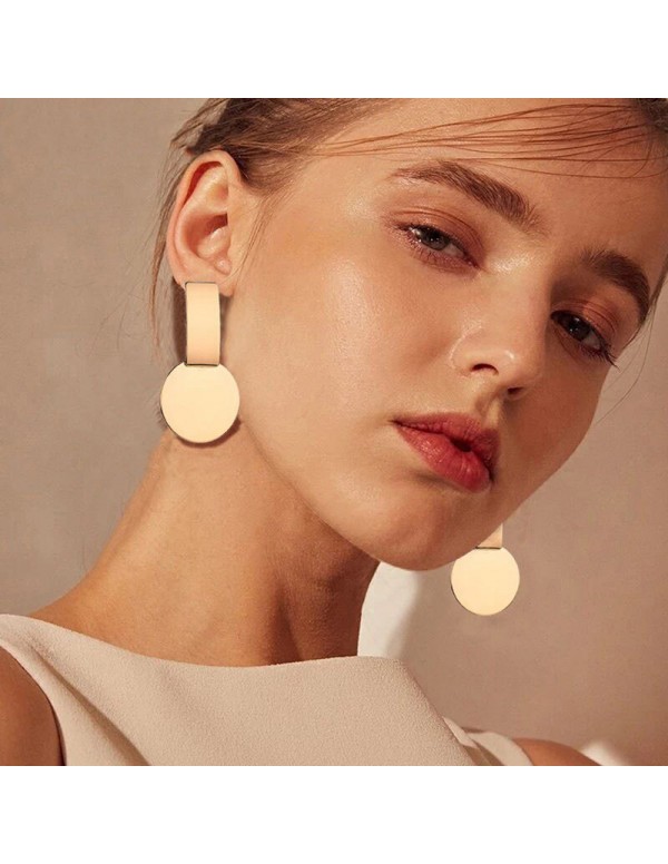Jewels Galaxy Gold Plated Trending Korean Quirky Style Drop Earrings