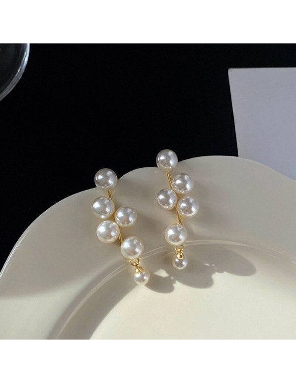 Jewels Galaxy Gold Plated Amazing Korean Pearl Dro...