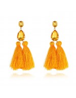 Jewels Galaxy Yellow Gold-Plated Stone-S...