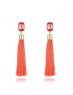 Jewels Galaxy Peach-Coloured Gold-Plated...