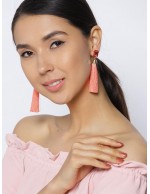 Jewels Galaxy Peach-Coloured Gold-Plated...