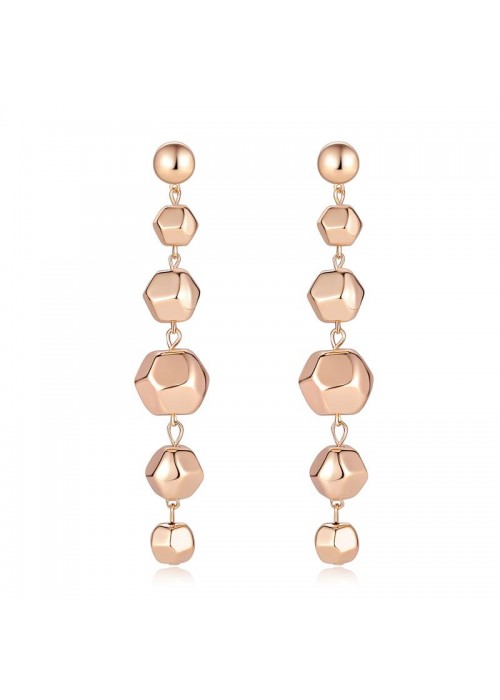 Jewels Galaxy Gold-Plated Contemporary Drop Earrings  9761