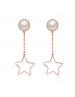 Jewels Galaxy Off-White Gold-Plated Geom...
