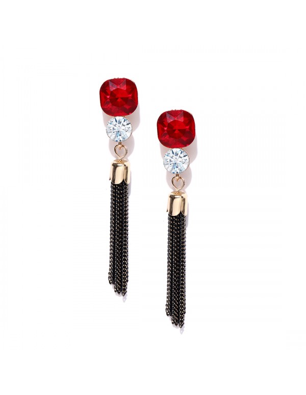 Jewels Galaxy Red & Black Luxuria Gold-Plated ...