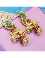 Gold Toned - Ruby Studded Premium Design...