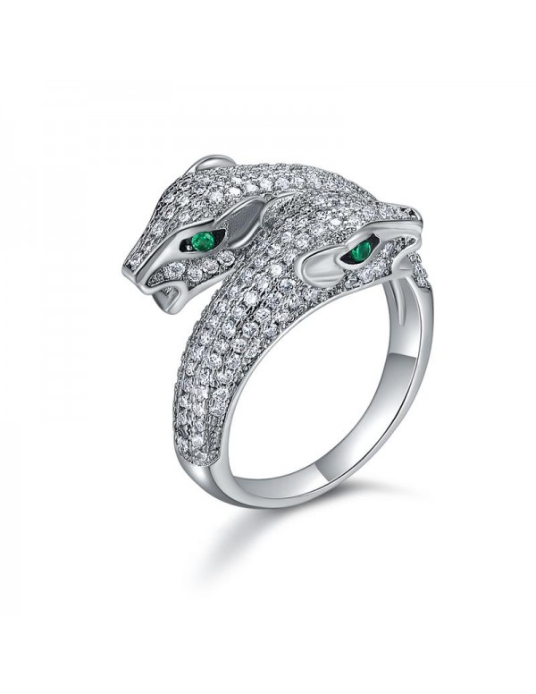 Designs By Jewels Galaxy American Diamond Rhodium ...
