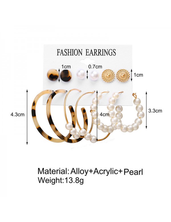 Jewels Galaxy Gold Plated Multi Studs and Hoop Earrings Set of 12