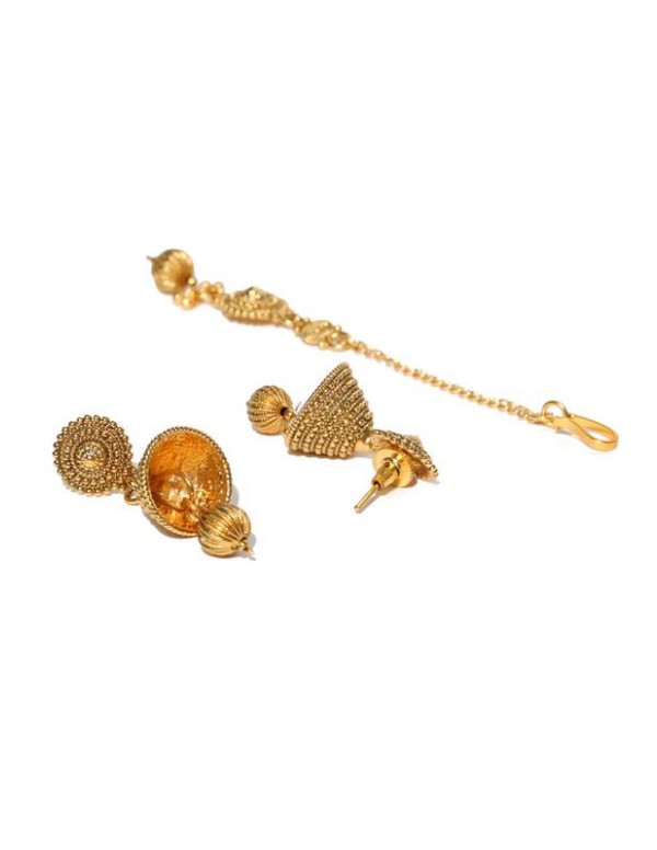 Jewels Galaxy Gold-Toned Jewellery Set 366