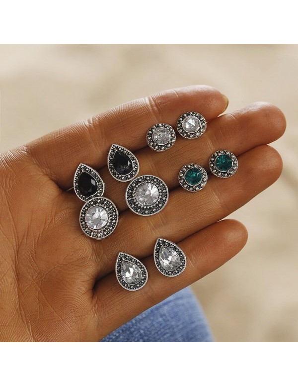 Jewels Galaxy Gorgeous Crystal Vintage Retro Fasci...