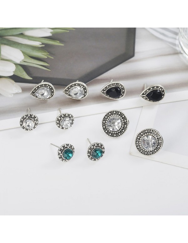 Jewels Galaxy Gorgeous Crystal Vintage Retro Fascinating Stud Earrings For Women/Girls 134