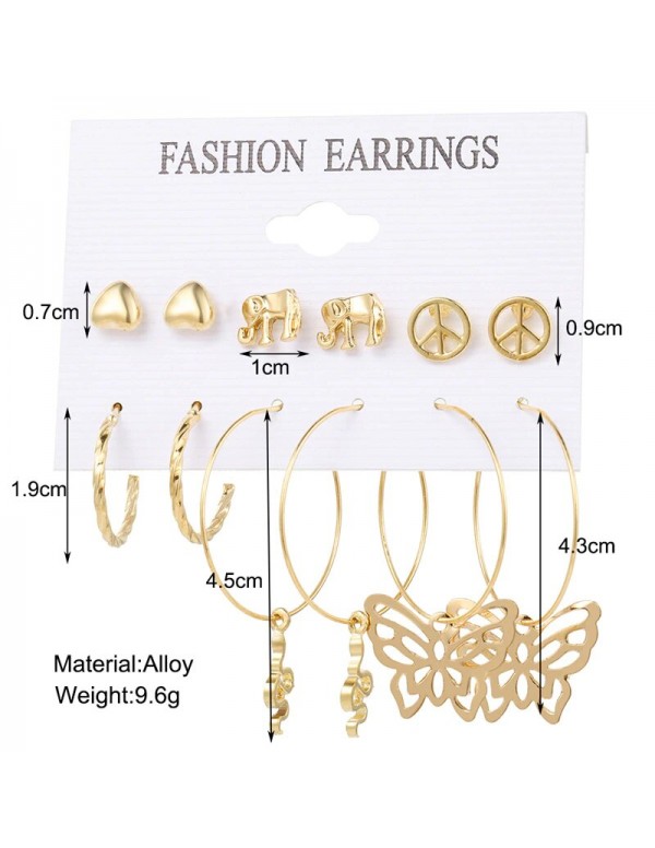 Jewels Galaxy Jewellery For Women Gold-Plated Drop Earrings