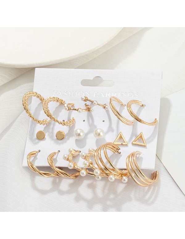 Jewels Galaxy Gold Plated Gold-Toned Contemporary ...