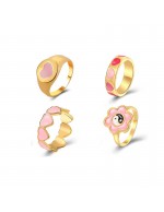 Jewels Galaxy Jewellery For Women Pink G...